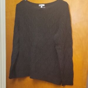 Croft & Barrow Black Knit Pullover